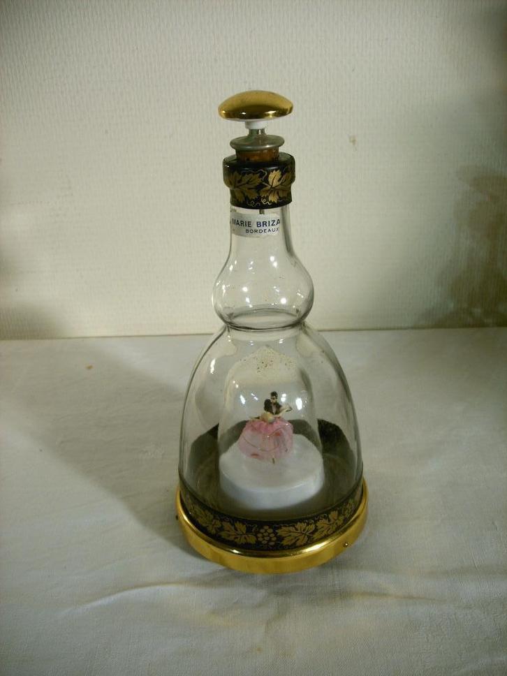 Maria Brizard ballerina muziekfles met dansers, Antiek en Kunst, Curiosa en Brocante, Ophalen of Verzenden