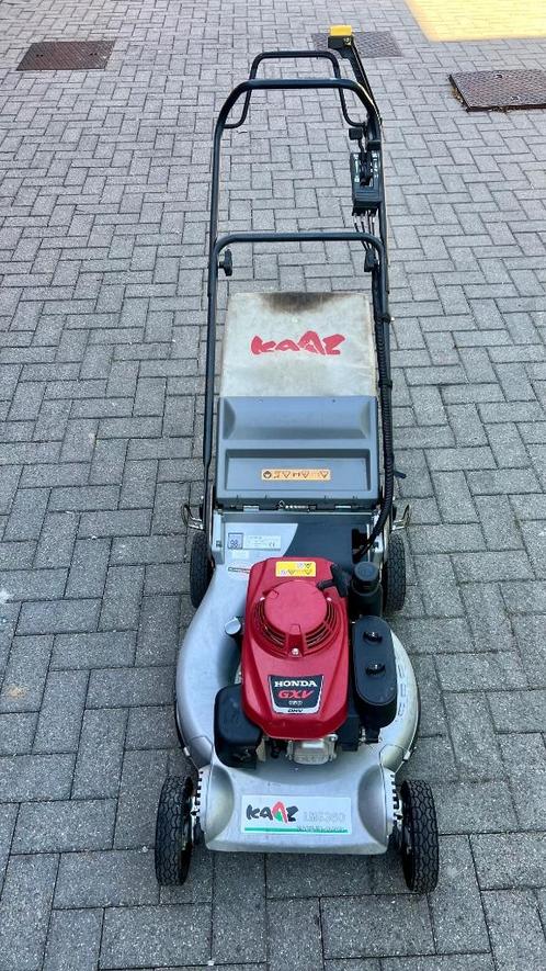 Kaaz thermische grasmaaier (Honda-motor van 3,2 kW), Tuin en Terras, Grasmaaiers, Gebruikt, Benzine-grasmaaier, 50 cm of meer