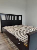 Bedframe met lattenbodem 160x200 cm, Ophalen, Zwart, Tweepersoons, 200 cm