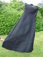 Lange strapless feestjurk zwart mt 38, Kleding | Dames, Carnavalskleding en Feestkleding, Ophalen of Verzenden, Zo goed als nieuw