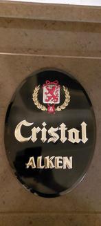 Ovaal blik Cristal Alken 1962 Zeer goede staat, Ophalen of Verzenden, Gebruikt, Reclamebord