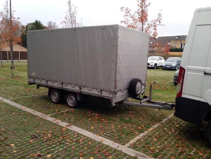Helpo aanhangwagen met huif, Auto diversen, Aanhangers en Bagagewagens, Gebruikt, Ophalen