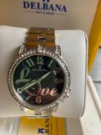 Delbana Swiss Made horloge, Staal, Staal, Polshorloge, Zo goed als nieuw