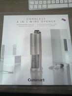 Cuisinart Cordless 4 In 1 Wine Opener, Electroménager, 8 personnes et plus, Neuf