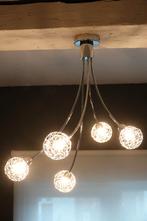 Lustre plafonnier, Ophalen, Gebruikt, Metaal, Moderne