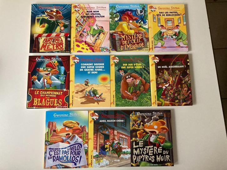 Livres "Geronimo Stilton" Albin Michel jeunesse (8 ans et +), Boeken, Kinderboeken | Jeugd | onder 10 jaar, Zo goed als nieuw