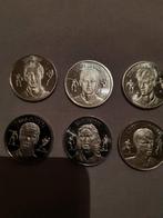 6 Buttons van voetballers (zie foto's), Verzamelen, Ophalen of Verzenden, Zo goed als nieuw