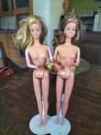 Duo barbie vintage abîmées, Fashion Doll, Utilisé, Enlèvement ou Envoi