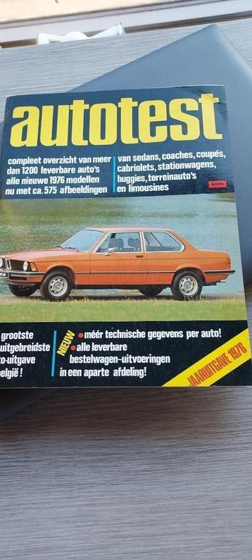 autoboek "autotest 1976", 392 blz beschikbaar voor biedingen