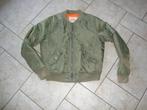 Bomber Jacket, Hollister, maat M, Maat 38/40 (M), Ophalen of Verzenden, Gedragen, Groen
