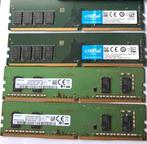 4 barettes de RAM DDR4 (2x8go 2x4go), DDR4, Nieuw, Ophalen of Verzenden, Desktop