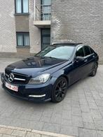MERCEDES C200 CDI AMG FULL, Auto's, Mercedes-Benz, Beige, 4 cilinders, Blauw, Leder