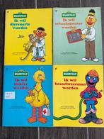 Kinderboekjes Sesamstraat 1-4, Ophalen of Verzenden, Zo goed als nieuw
