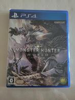 Jeu PS4 Monster Hunter World (import japonais), Comme neuf, Enlèvement, Aventure et Action
