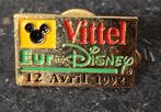 Pin pretpark Euro Disney Parijs opening 1992 Vittel, Verzamelen, Ophalen of Verzenden, Zo goed als nieuw, Figuurtje, Speldje of Pin