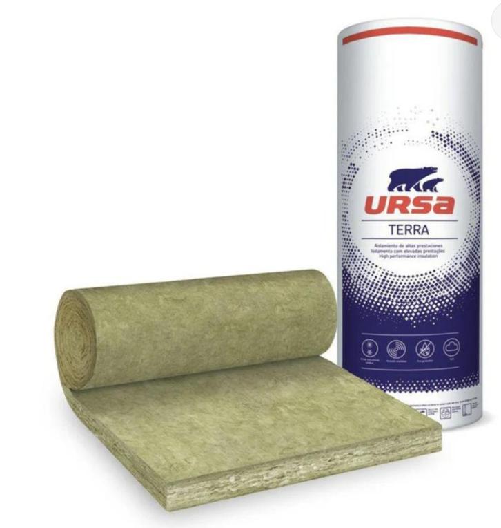 URSA 240mm glaswol nieuw 10e/m² 1 rol, Doe-het-zelf en Bouw, Isolatie en Afdichting, Nieuw, Dakisolatie, Glaswol, 12 cm of meer