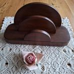 Art Deco houten brievenhouder met halve cirkels, Ophalen of Verzenden