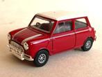 Mini Cooper rood-wit dak Corgi., Ophalen of Verzenden, Zo goed als nieuw, Auto, Corgi