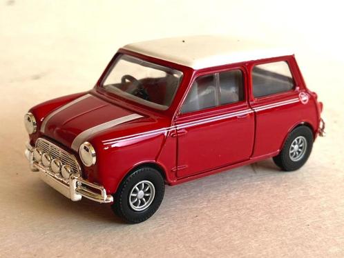 Mini Cooper rood-wit dak Corgi., Hobby en Vrije tijd, Modelauto's | 1:43, Zo goed als nieuw, Auto, Corgi, Ophalen of Verzenden