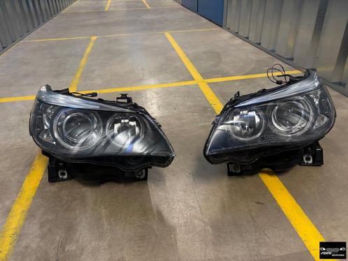 Set koplampen xenon LCI Bmw 5-Serie E60 E61, Auto-onderdelen, Verlichting, BMW, Gebruikt, Herkomst onderdeel bekend, Ophalen of Verzenden