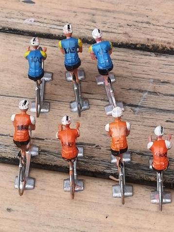 4 BIC  en  3 KAS wielrennertjes jaren 60/70 beschikbaar voor biedingen