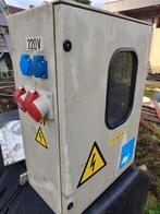 Werfkast, tijdelijke elektriciteitskast, Doe-het-zelf en Bouw, Ophalen, Zo goed als nieuw, Schakelaar