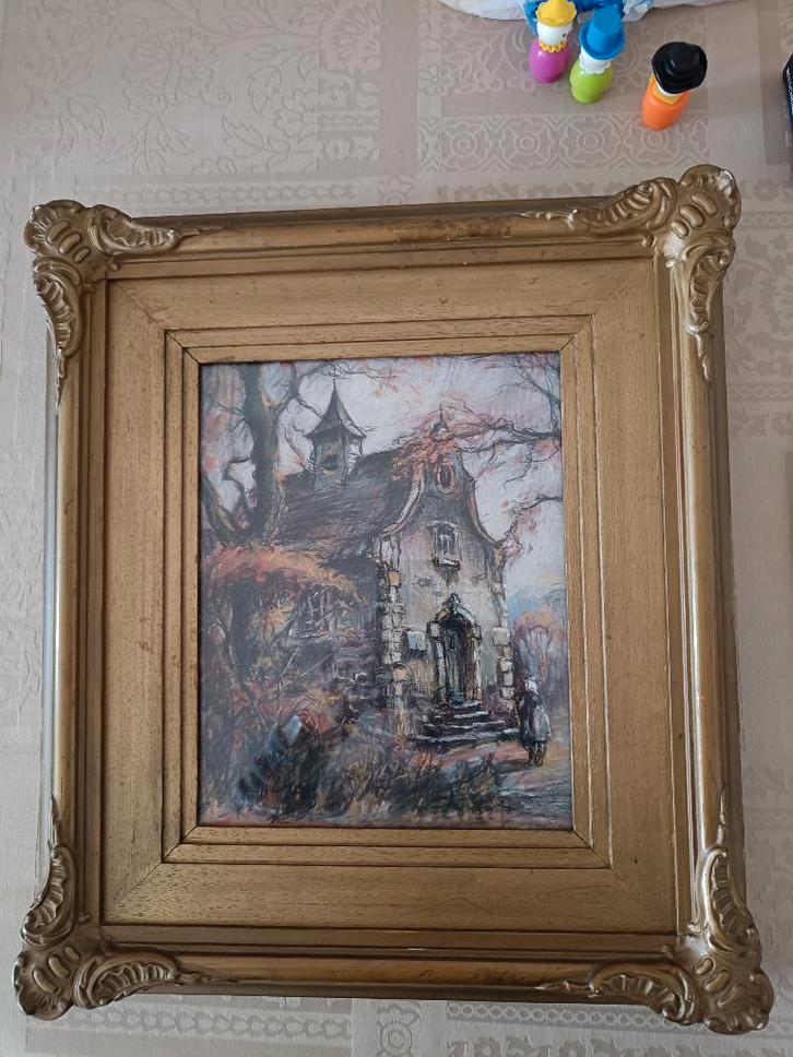 Pastel van Ferdinand Jorwitz. Elsene 1897 - Brussel 1979., Antiek en Kunst, Kunst | Schilderijen | Klassiek, Ophalen of Verzenden