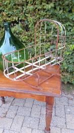 Oud antiek metalen poppenwiegje, Ophalen of Verzenden