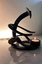 Theelicht houder cowboy aan kampvuur, Ophalen