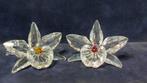 Swarovski - 2 orchideeën, Verzamelen, Swarovski, Ophalen, Gebruikt, Figuurtje