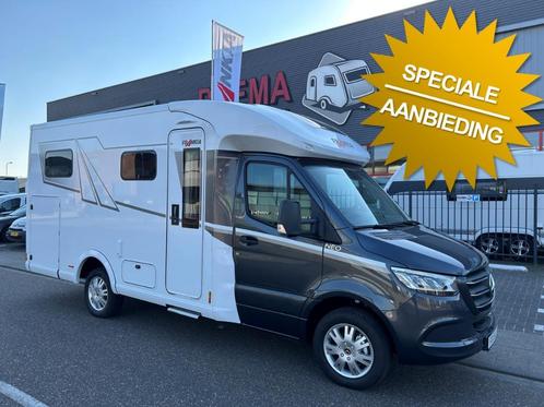 Frankia Neo T 7 GDK Mercedes automaat, Enkele bedden, garage, Caravans en Kamperen, Mobilhomes, Bedrijf, tot en met 3, Half-integraal