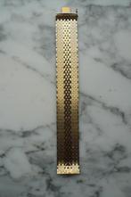 Bracelet à plaque dorée, Bijoux, Sacs & Beauté, Bracelets, Utilisé, Enlèvement ou Envoi