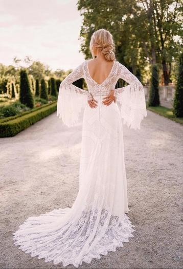 Robe de mariée Bohème en dentelle 