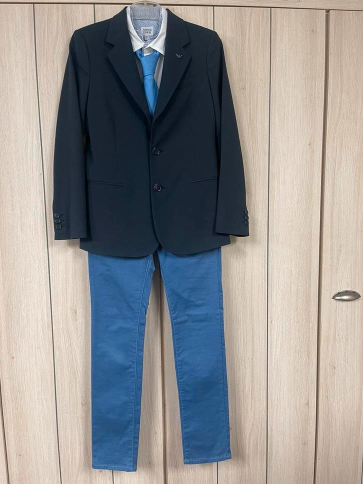 Communiekleding : Armani Junior : maat 148, Kinderen en Baby's, Kinderkleding | Maat 152, Zo goed als nieuw, Jongen, Broek, Ophalen of Verzenden