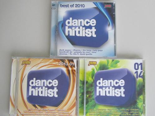 3 CDS DANCE HITLIST (JIM)(2013.1/2014.1/best of 2010), Cd's en Dvd's, Cd's | Dance en House, Zo goed als nieuw, Techno of Trance