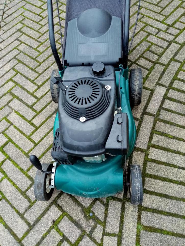 3x duwmaaier, Tuin en Terras, Grasmaaiers, Gebruikt, Opvangbak, Ophalen