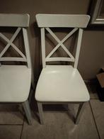 Stoelen ikea, Huis en Inrichting, Ophalen, Gebruikt, Wit, Landelijk