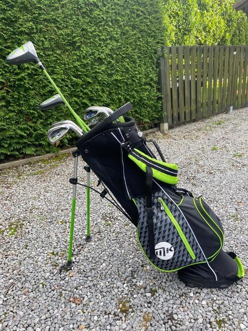 Sac de golf Mkids vert complet 9-11 ans 145 cm, Sports & Fitness, Golf, Utilisé, Set, Autres marques, Enlèvement