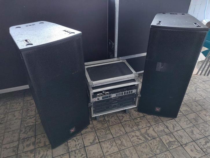 2x X-treme audio xtd1015 3-weg luidsprekerset incl amps, Audio, Tv en Foto, Luidsprekerboxen, Zo goed als nieuw, Overige typen