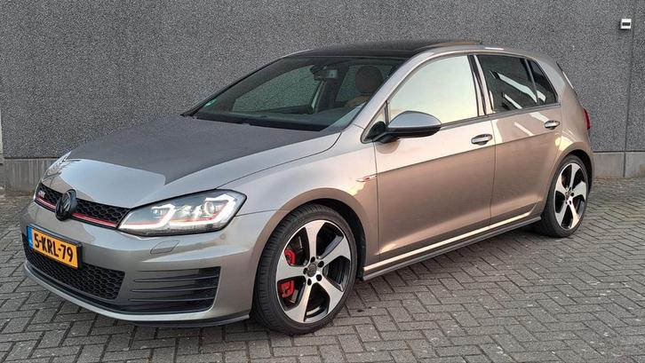 Golf 7 GTI Performance 310pk dsg pano Leder zetelverwarming, Auto's, Volkswagen, Particulier, Golf, ABS, Achteruitrijcamera, Airbags