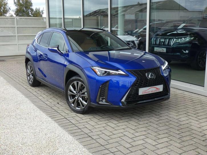 Lexus UX 250H HYBRID F-Sport Design +Leder +Trekhaak +Dodeho, Auto's, Lexus, Bedrijf, Te koop, UX, ABS, Achteruitrijcamera, Adaptive Cruise Control