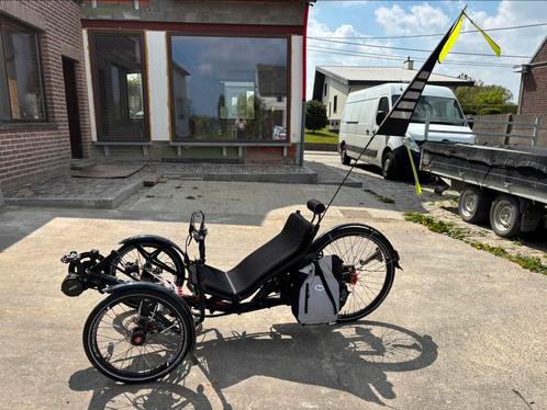 Full suspension Azub ti-fly 26 elektr ligfiets ( opvouwbaar), Fietsen en Brommers, Fietsen | Ligfietsen, Zo goed als nieuw, Ophalen