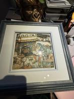 Originele unieke Anton Pieck. 3 dimensionale prent, Antiek en Kunst, Ophalen