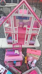 Barbie huis en toebehoren, Kinderen en Baby's, Speelgoed | Poppenhuizen, Ophalen, Gebruikt, Poppenhuis