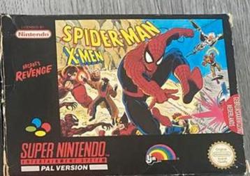 Super Nintendo- Spiderman X-Men beschikbaar voor biedingen