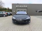 Tesla Model S 85 kWh Dual Motor (bj 2015, automaat), Auto's, Automaat, Gebruikt, Beige, Leder