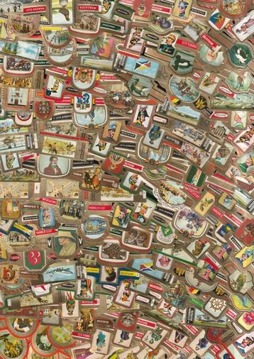  1000 stuks oude sigarenbandjes van Mercator,, beschikbaar voor biedingen