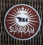 Patch thermocollant emblème scooter BSA Sunbeam - 78 x 78 mm, Neuf