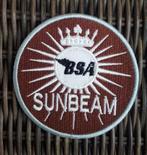 BSA Sunbeam scooter strijk patch embleem logo - 78 x 78 mm, Motoren, Ophalen of Verzenden, Nieuw
