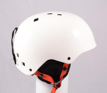 Casque de ski snowboard 58 59 60 61 62 cm SALOMON JIB, blanc, Carving, Salomon, Utilisé, Autres types